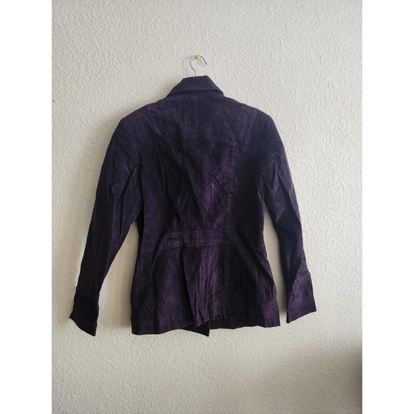 Wilsons Maxima Womens Leather Plum Jacket M - Picture 2 of 8